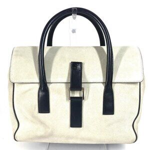 GUCCI 000 0844 vintage logo Tote Bag Flap Hand Bag